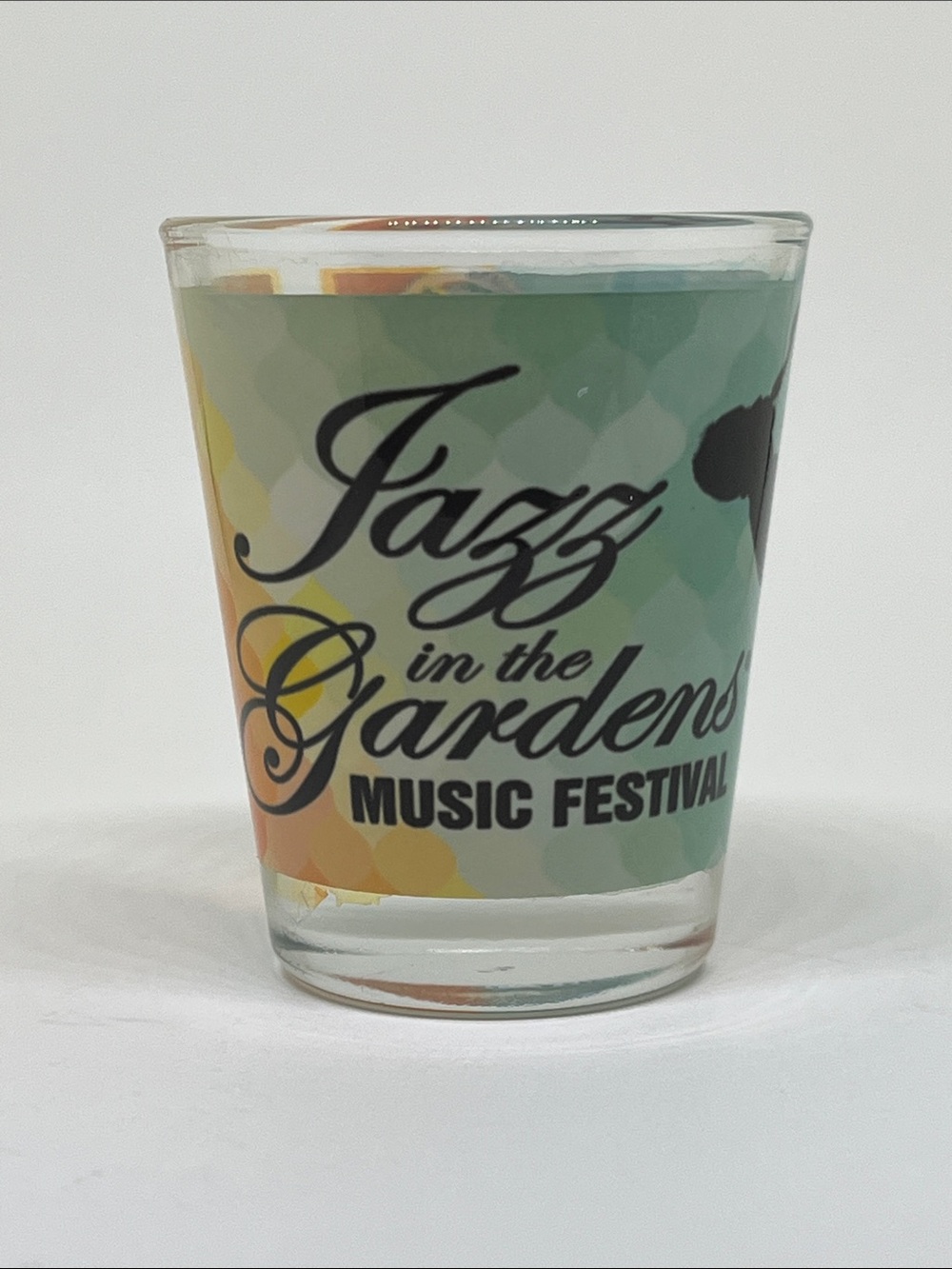 “Jazz in the Gardens Music Festival” Shot Glass - Multicolor